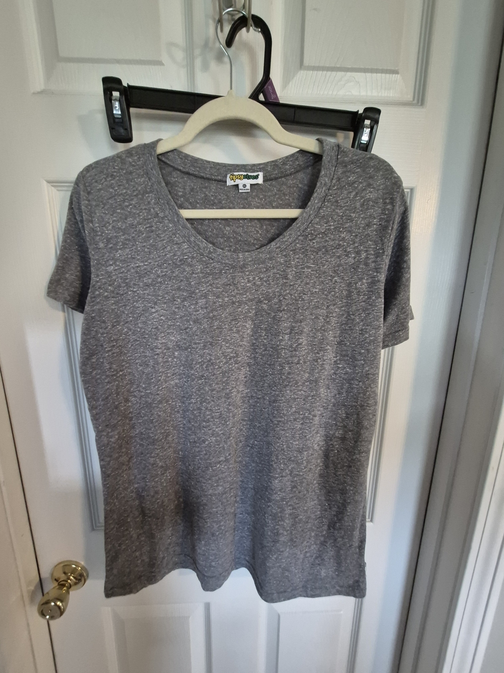 Tipsy Elves Heather Gray Short Sleeve Scoop Neck Tee
